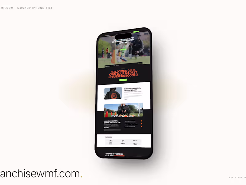 Cover image for We Make Footballers Website Redesign for UK and US Markets