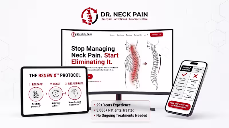 Cover image for Building DrNeckPain.com (http://DrNeckPain.com): A Custom