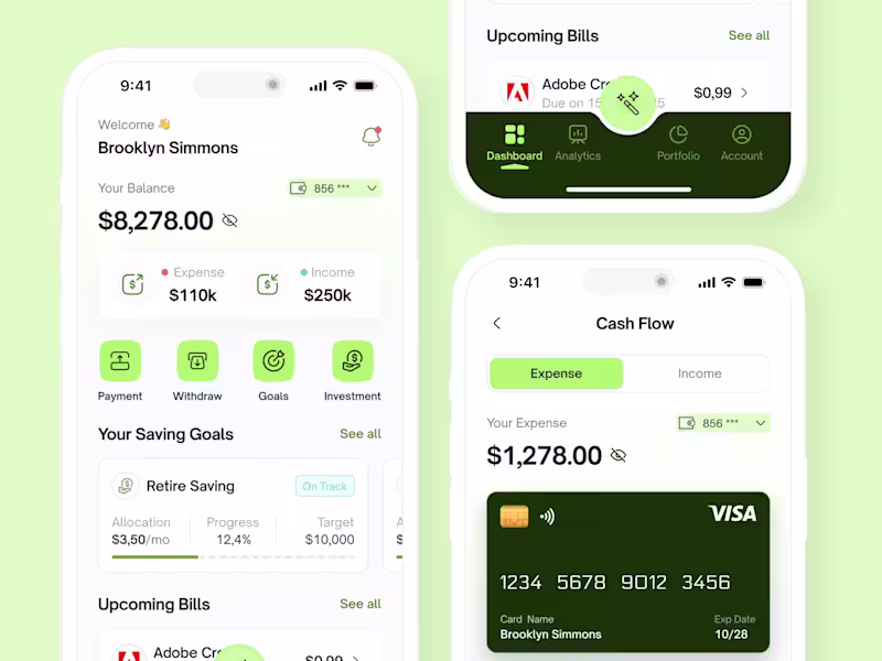 Cover image for Nexwealth – AI Personal Finance App & Landing Page Design