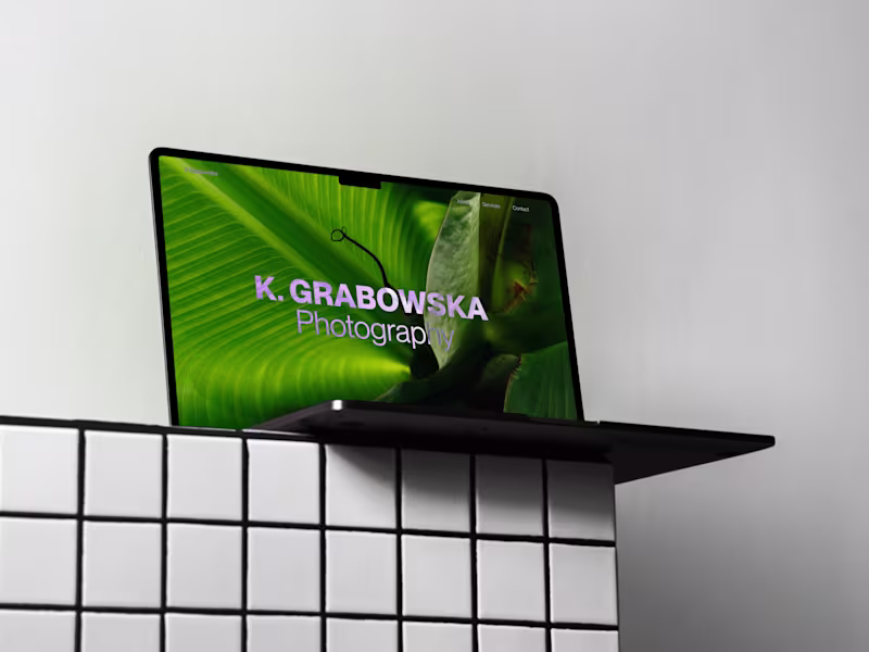 Cover image for Portfolio Website - Karolina Grabowska