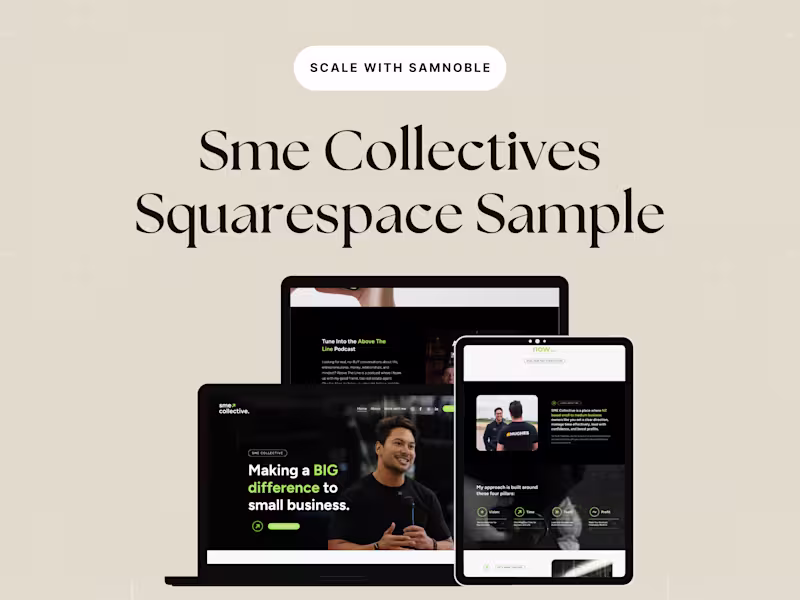 Cover image for Website Development for SME Collective