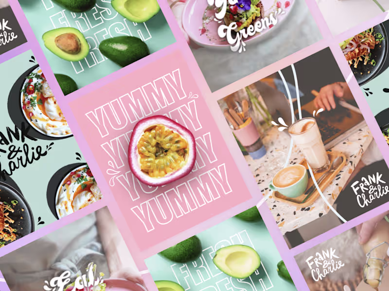 Cover image for Vibrant Cafe Poster Collection