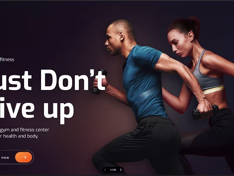 Cover image for Gym Website Design