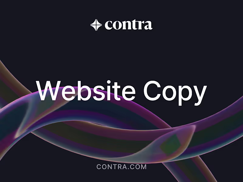 Cover image for Web copy for your website