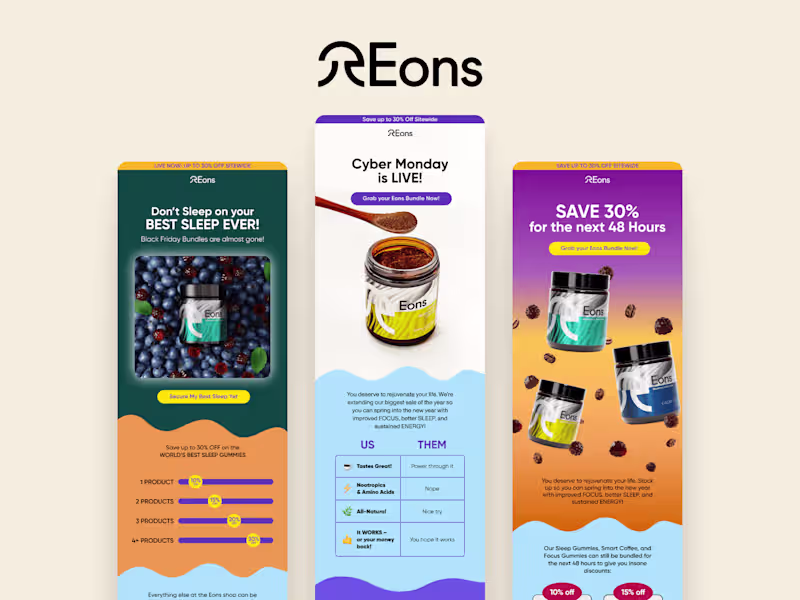 Cover image for Eons Email Design