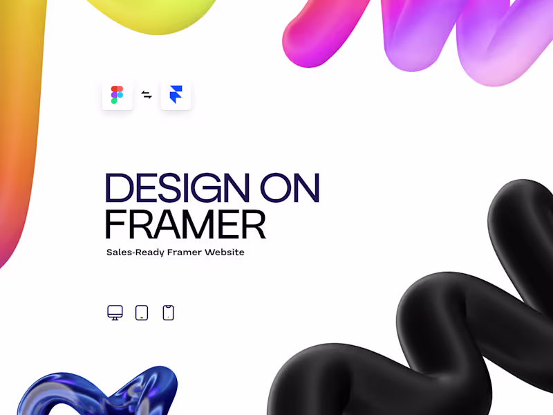 Cover image for I will design your startup website on framer