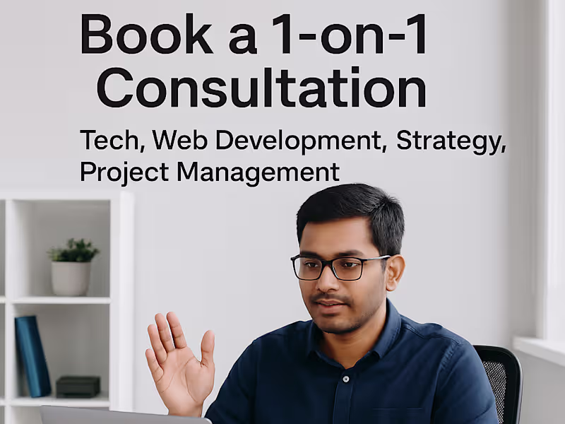 Cover image for Tech & Strategy Consultation