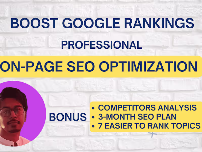 Cover image for I will do complete wordpress onpage SEO optimization