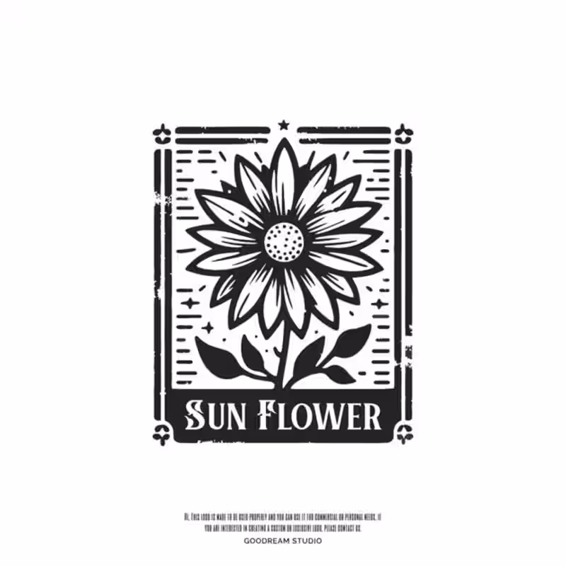 Cover image for Sun Flower Logo Design