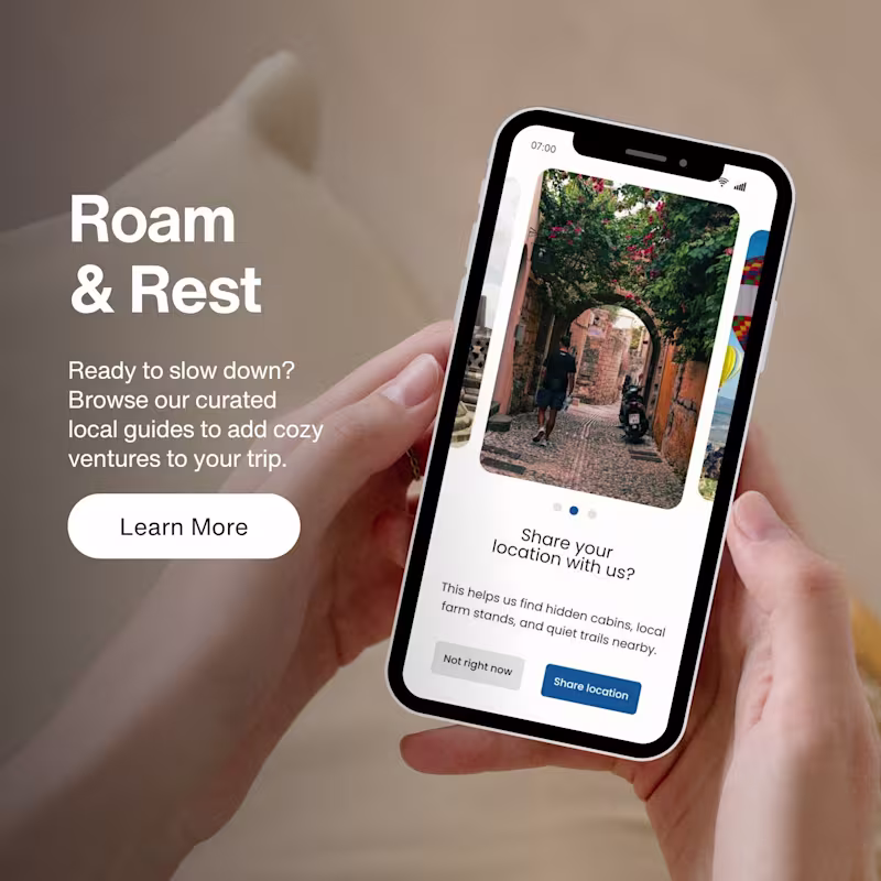 Cover image for Roam & Rest work in