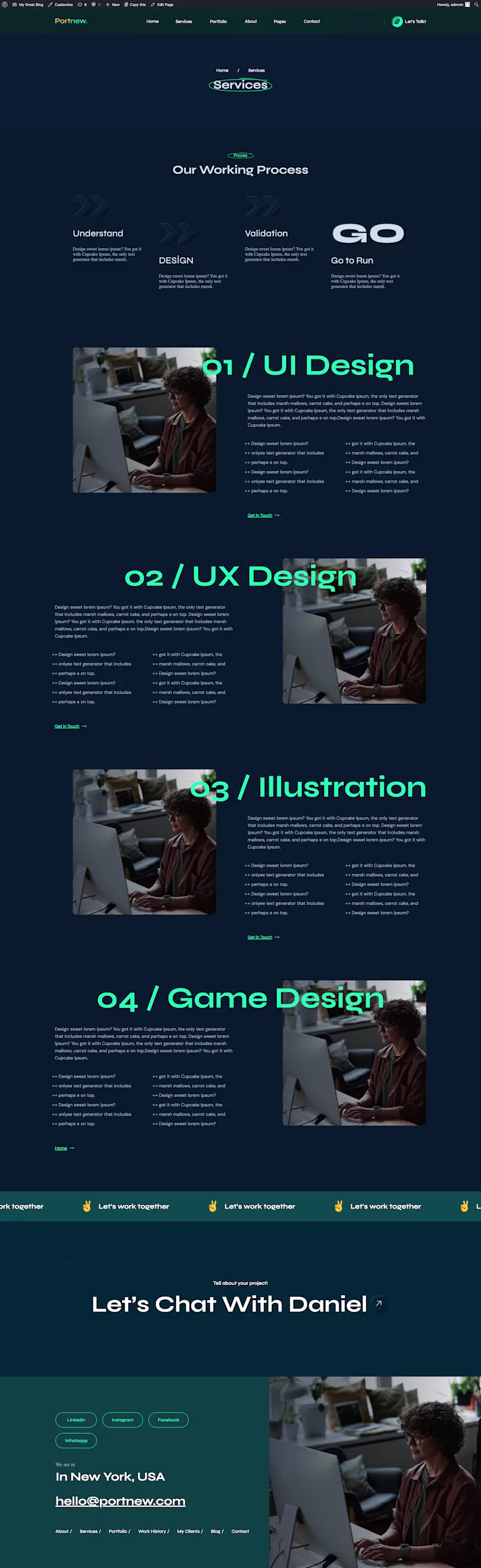 Cover image for Create Agency Web Site