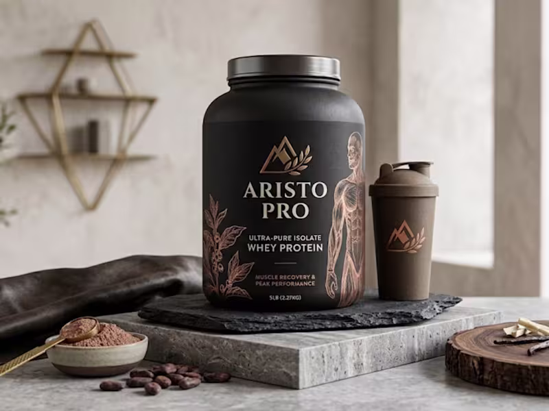 Cover image for Protein Powder Packaging & Supplement