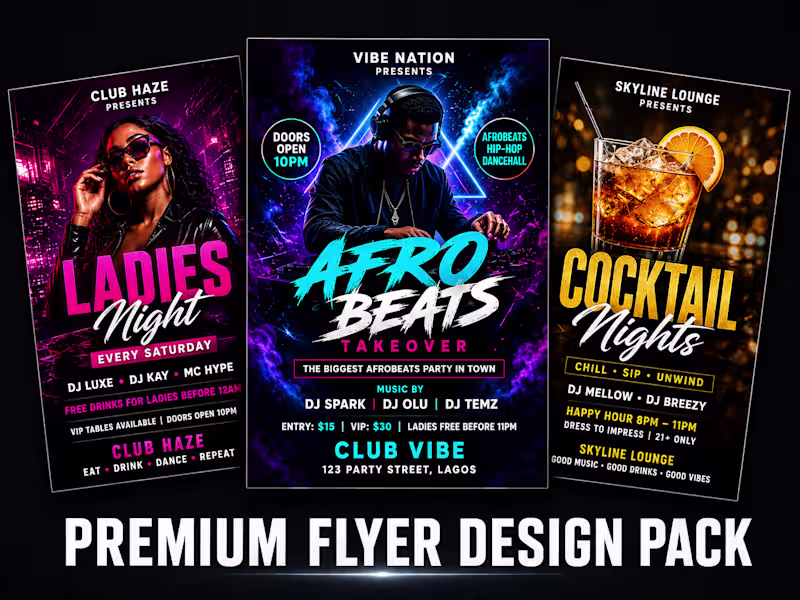 Cover image for Premium Social Media Marketing Flyer Pack for Brands