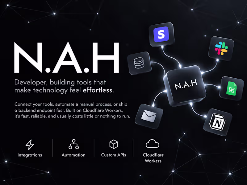 Cover image for API, Integration, or Automation Built on Cloudflare Workers