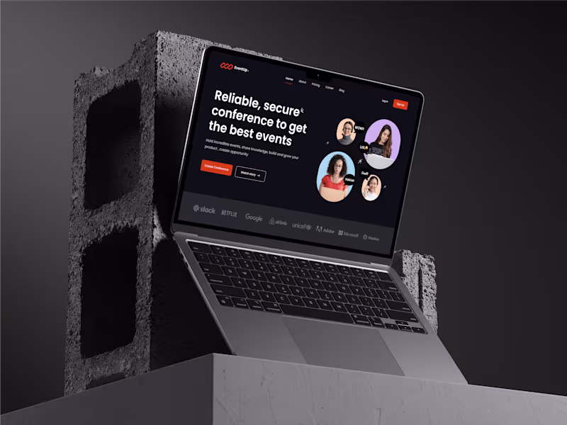 Cover image for EventUp - Virtual Conference : Website UIkit