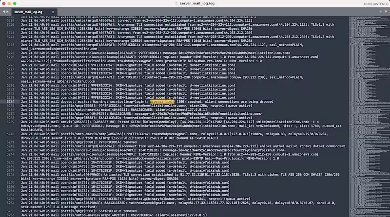 Cover image for Mass Email Server Fixed - IMAP Issue