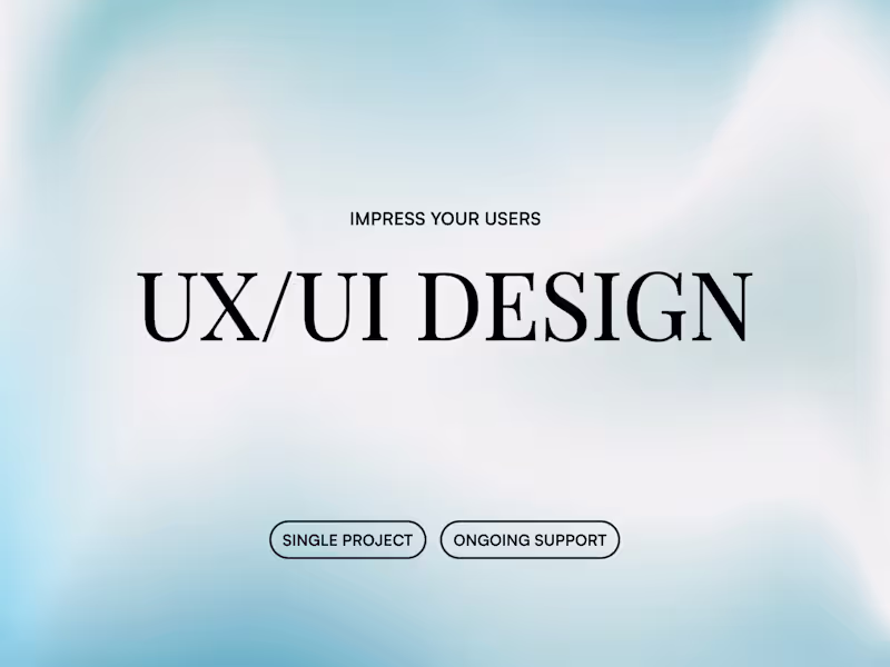 Cover image for 🪄 UX/UI Design Project: Elevate Your Product's User Experience