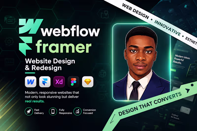 Cover image for Framer Landing Page Design & Development