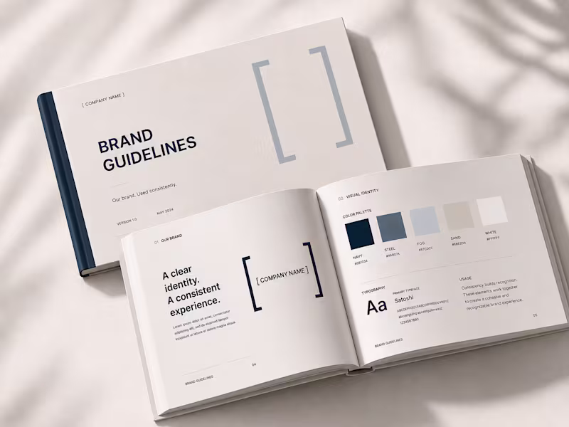 Cover image for Brand Guidelines & Brand Book