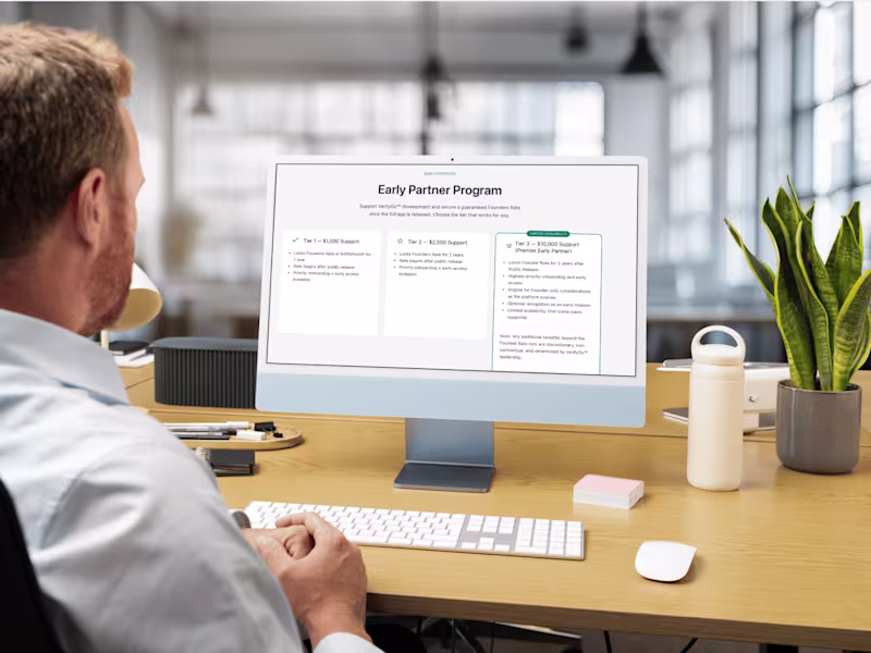 Cover image for VerifyGo Digital Identity Verification Platform Development