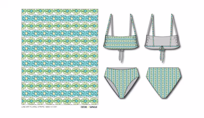 Cover image for FORTUNE SWIMWEAR /// 👘 PRINT DESIGN