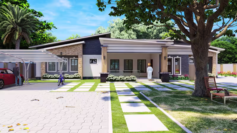 Cover image for FOUR BEDROOMS RESIDENCE