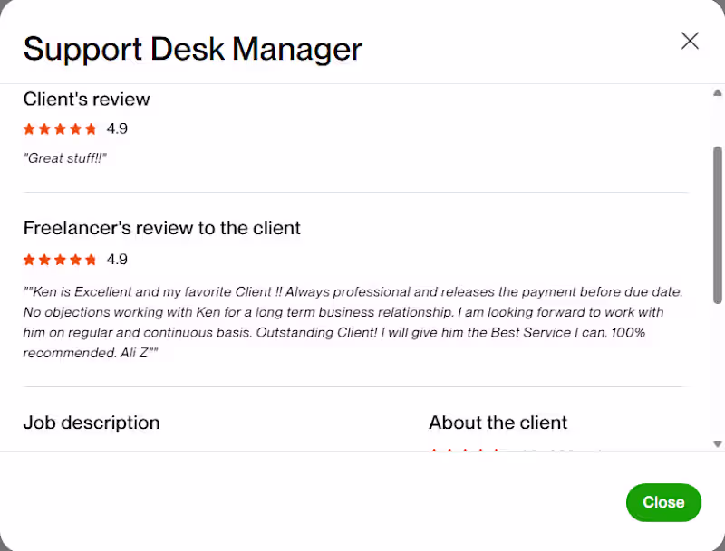 Cover image for Customer Support Team Manager with