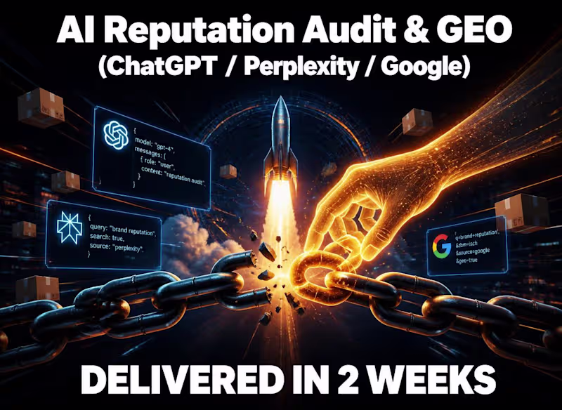 Cover image for AI Reputation Audit & GEO (ChatGPT / Perplexity / Google)