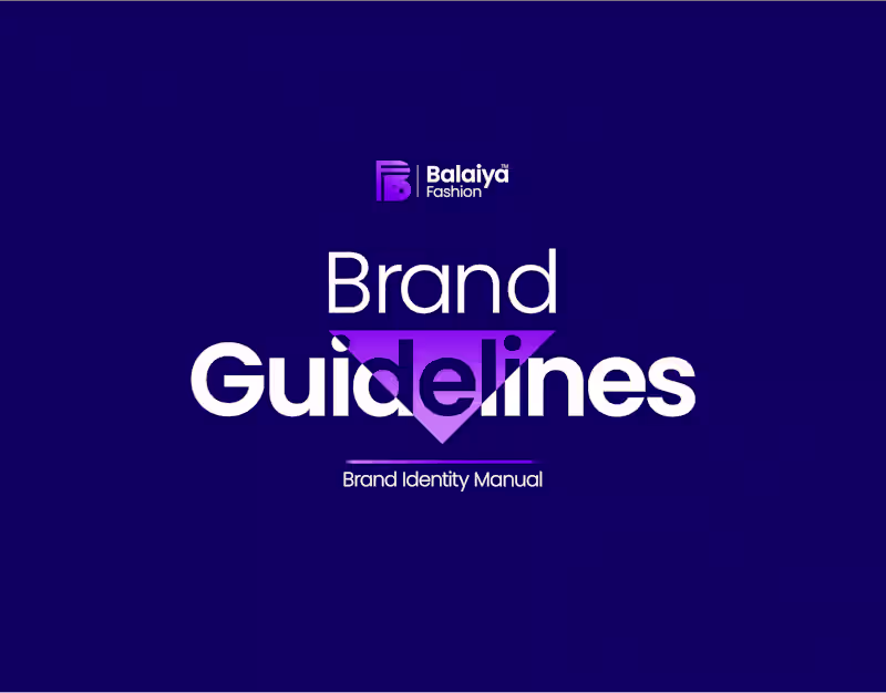 Cover image for Fashion Logo Brand Guidelines