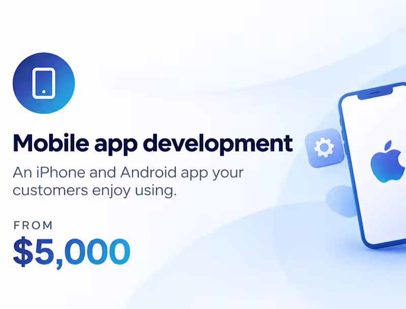 Cover image for Mobile & Web app development