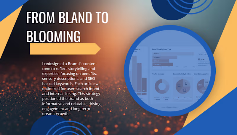 Cover image for From Bland to Blooming