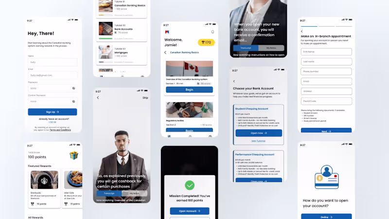 Cover image for BMO Learning App Design for Newcomers