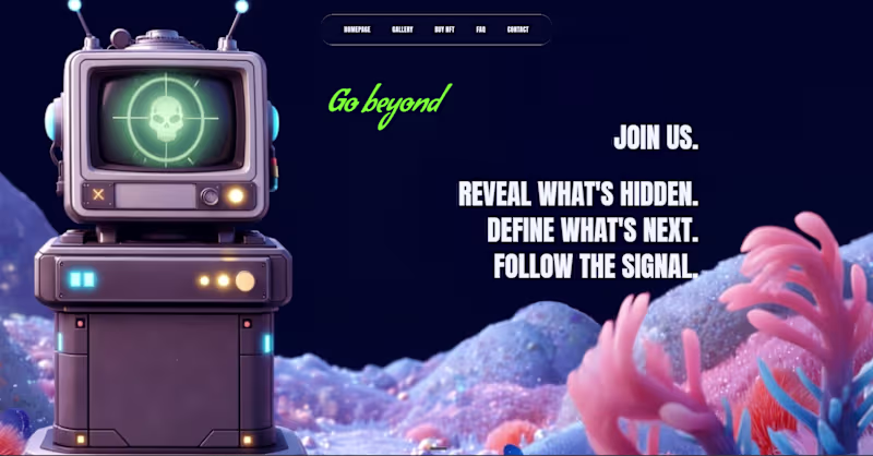 Cover image for A simple 3D immersive website