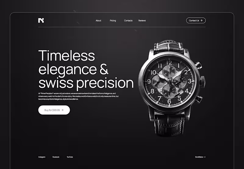 Cover image for TIMELESS | Swiss Watches Hero