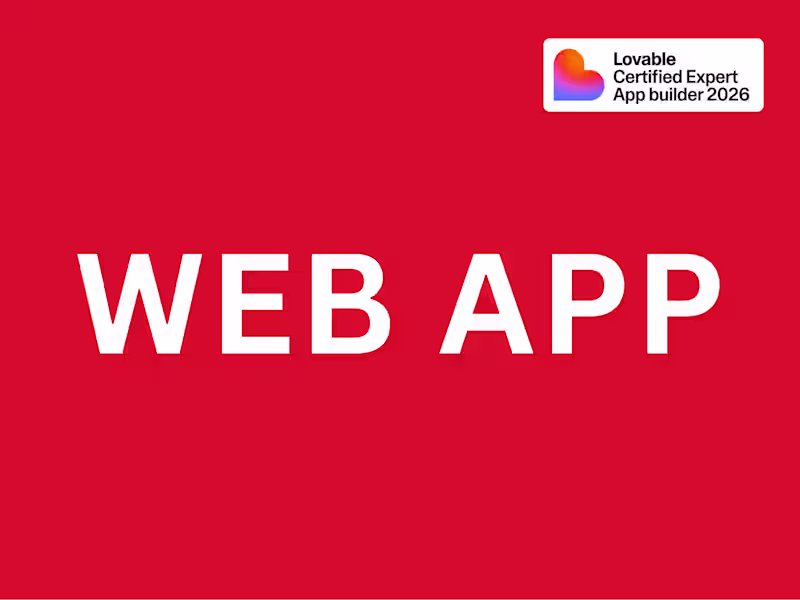 Cover image for Web App Build