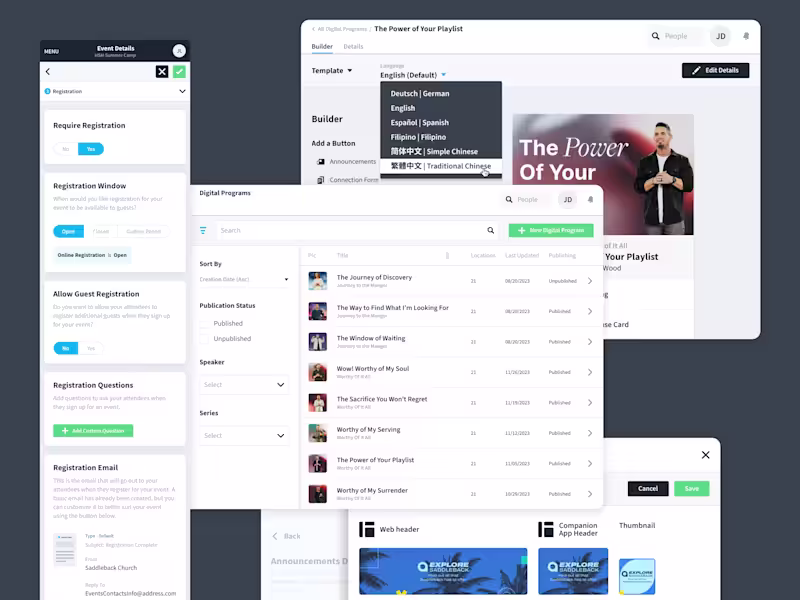 Cover image for Saddleback — Back-office Platform