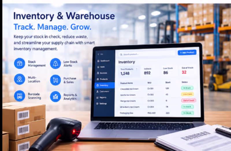 Cover image for Custom Multi-Module ERP, CRM, or Inventory SaaS 