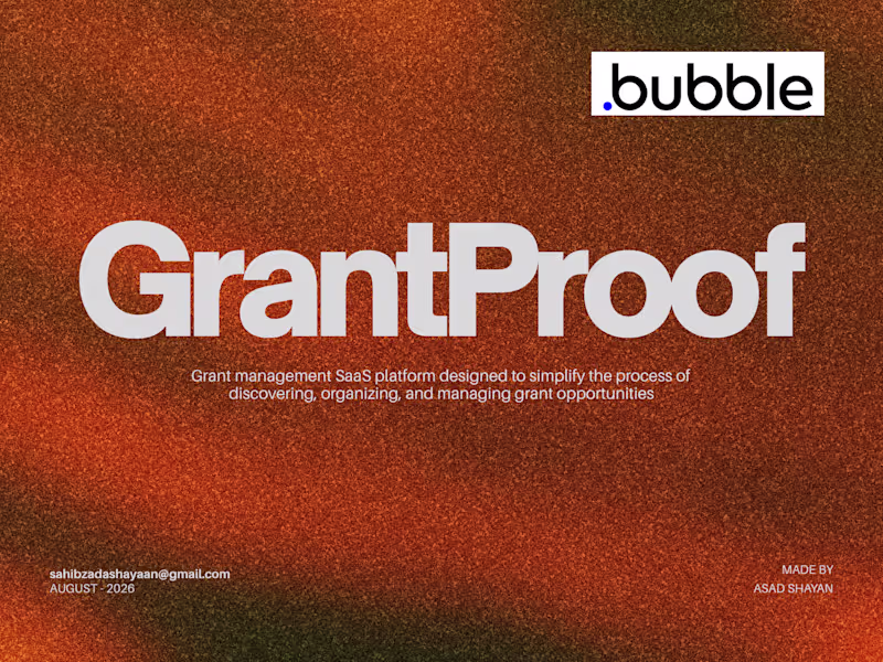 Cover image for GrantProof is a grant management