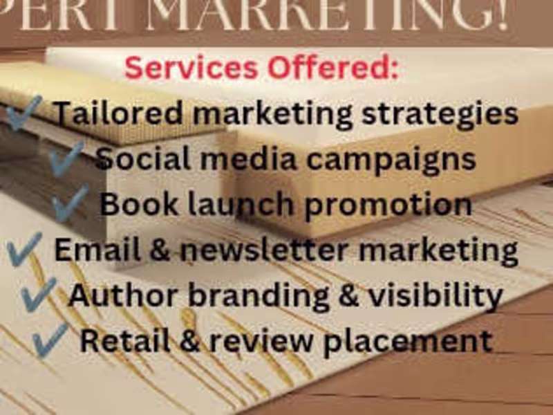 Cover image for Amazon book promotion and email marketing campaign 