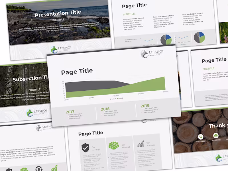 Cover image for Engaging Corporate Presentation Template 
