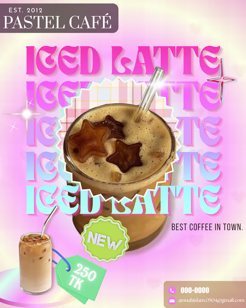 Cover image for Mock Café product advertisement Poster