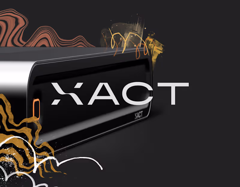 Cover image for XACT Music Server Branding and Illustration