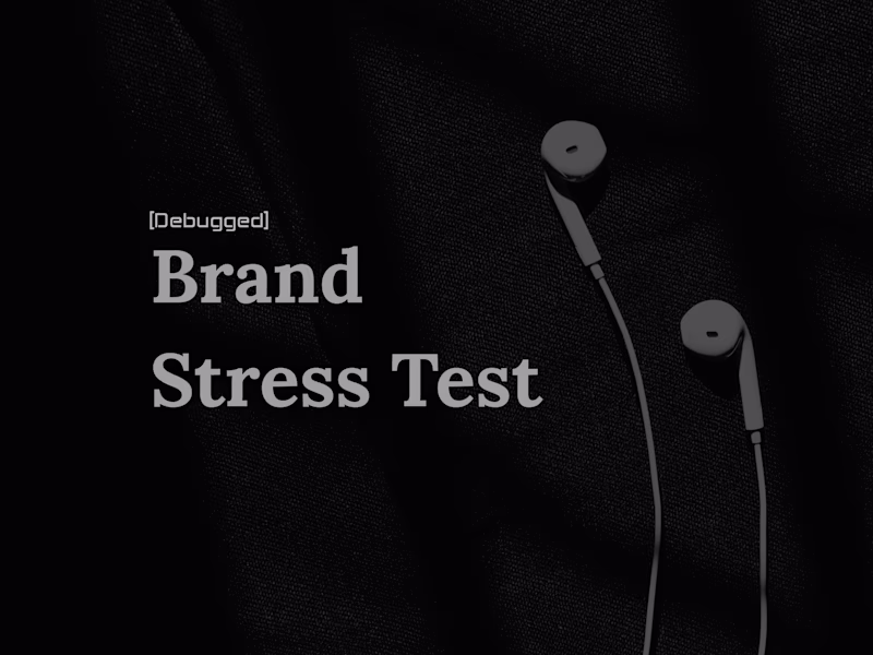 Cover image for Brand Stress Test