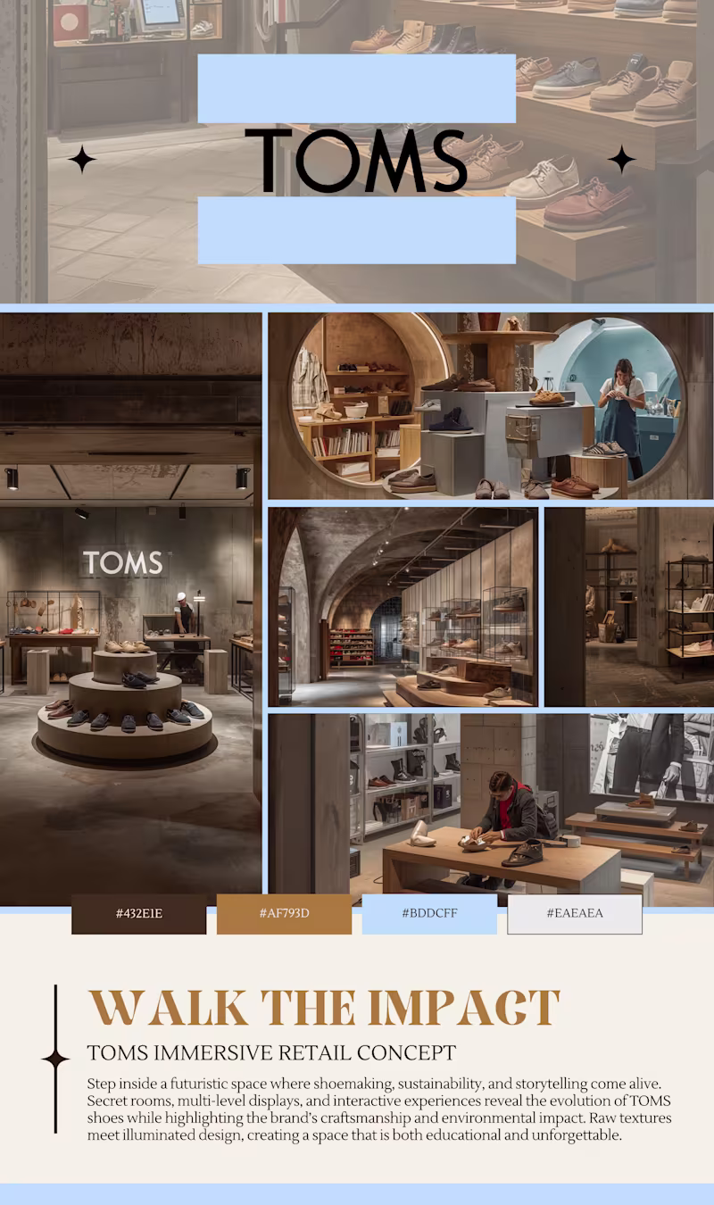 Cover image for TOMS - Walk the Impact - Retail Concept