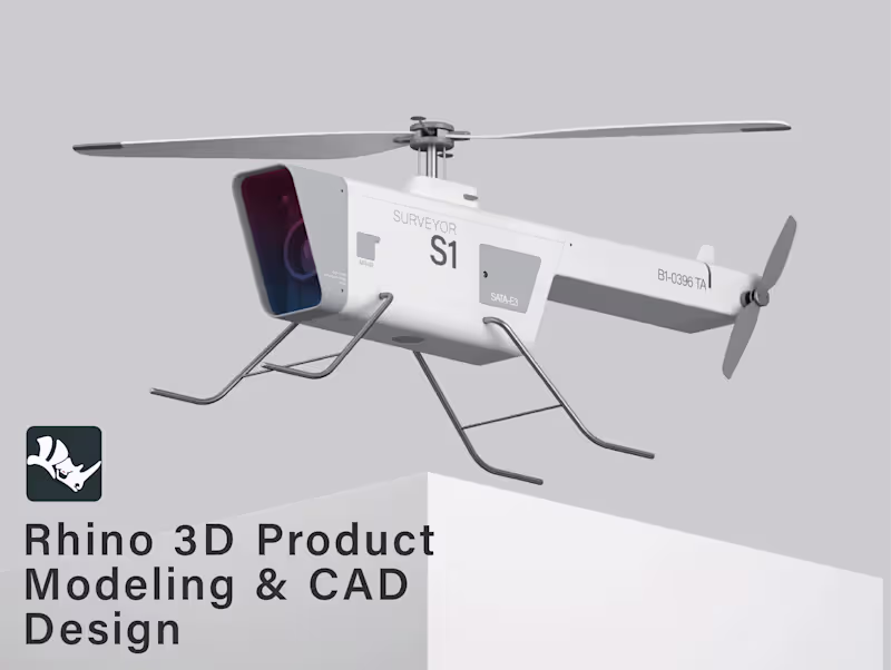 Cover image for Rhino 3D Product Modeling & CAD Design