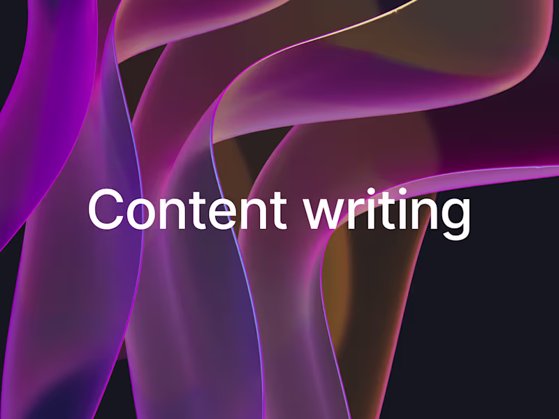Cover image for Content writer