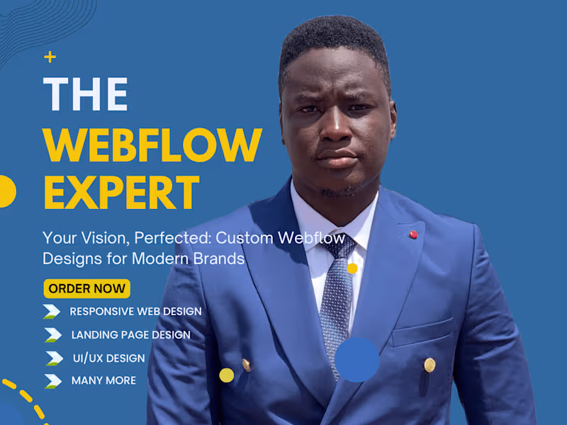 Cover image for Webflow Landing Page