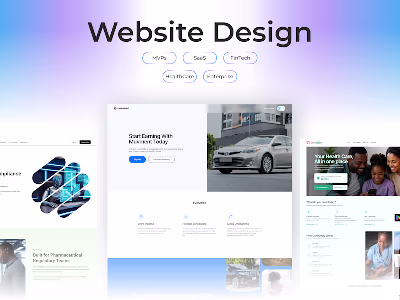 Cover image for Landing Page Design for Startups & Businesses