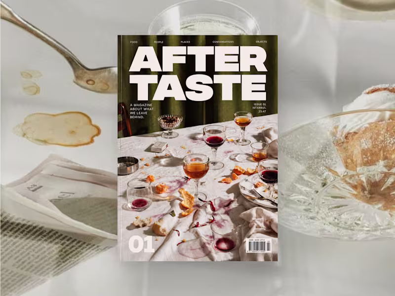 Cover image for AFTER TASTE is an independent magazine