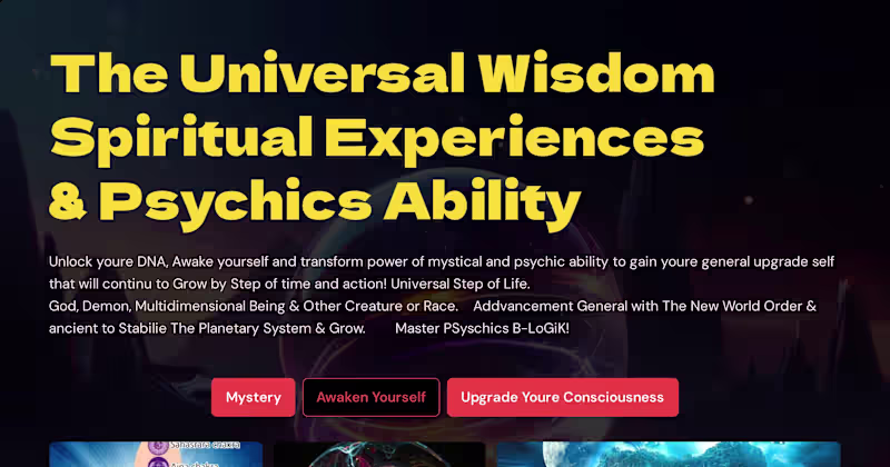 Cover image for Awakening Support and Psychic Abilities Enhancement